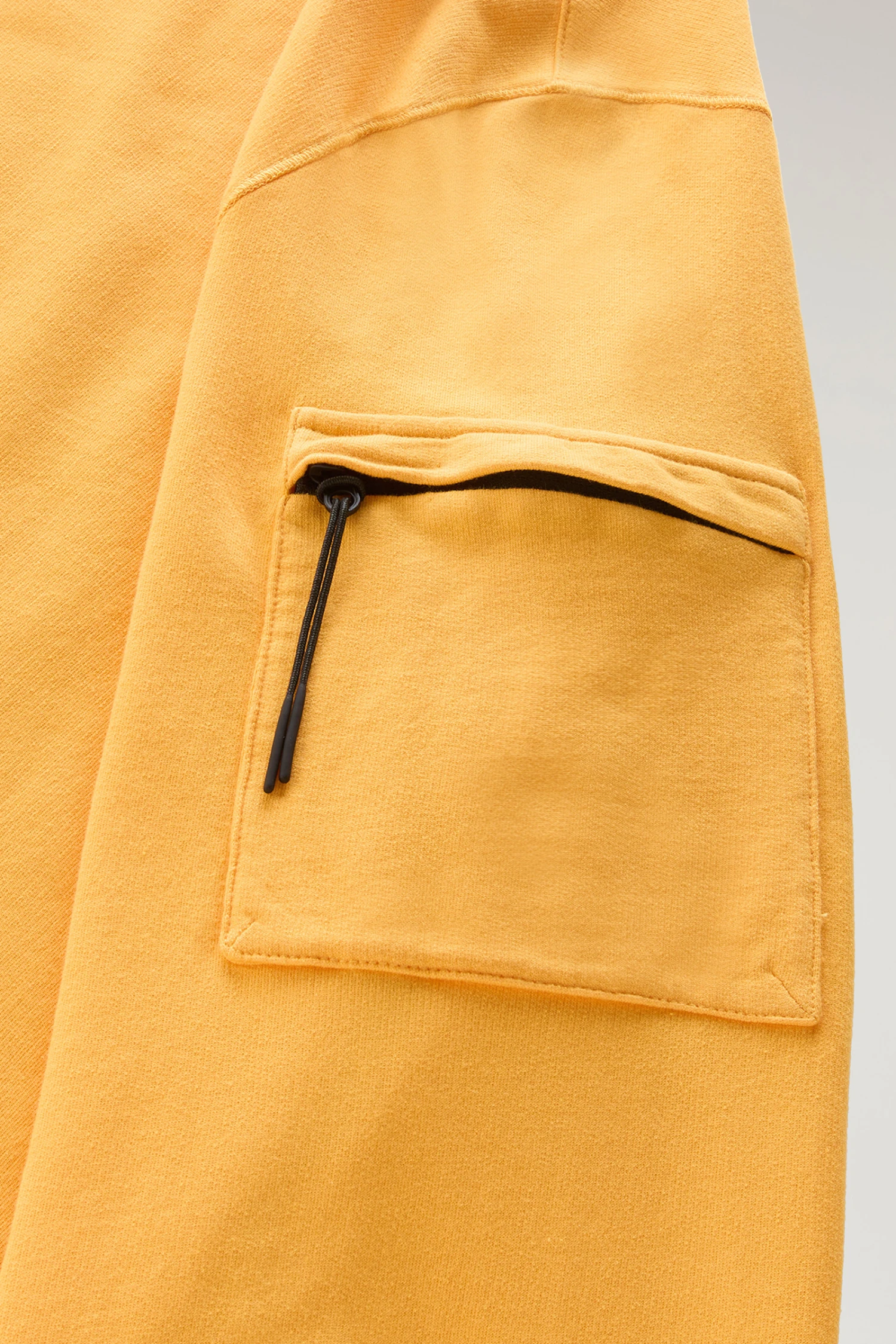 Woolrich Felpa In Puro Cotone Con Tasca Con Zip - Uomo - Giallo 9 Woolrich Felpa In Puro Cotone Con Tasca Con Zip - Uomo - Giallo - immagine 7