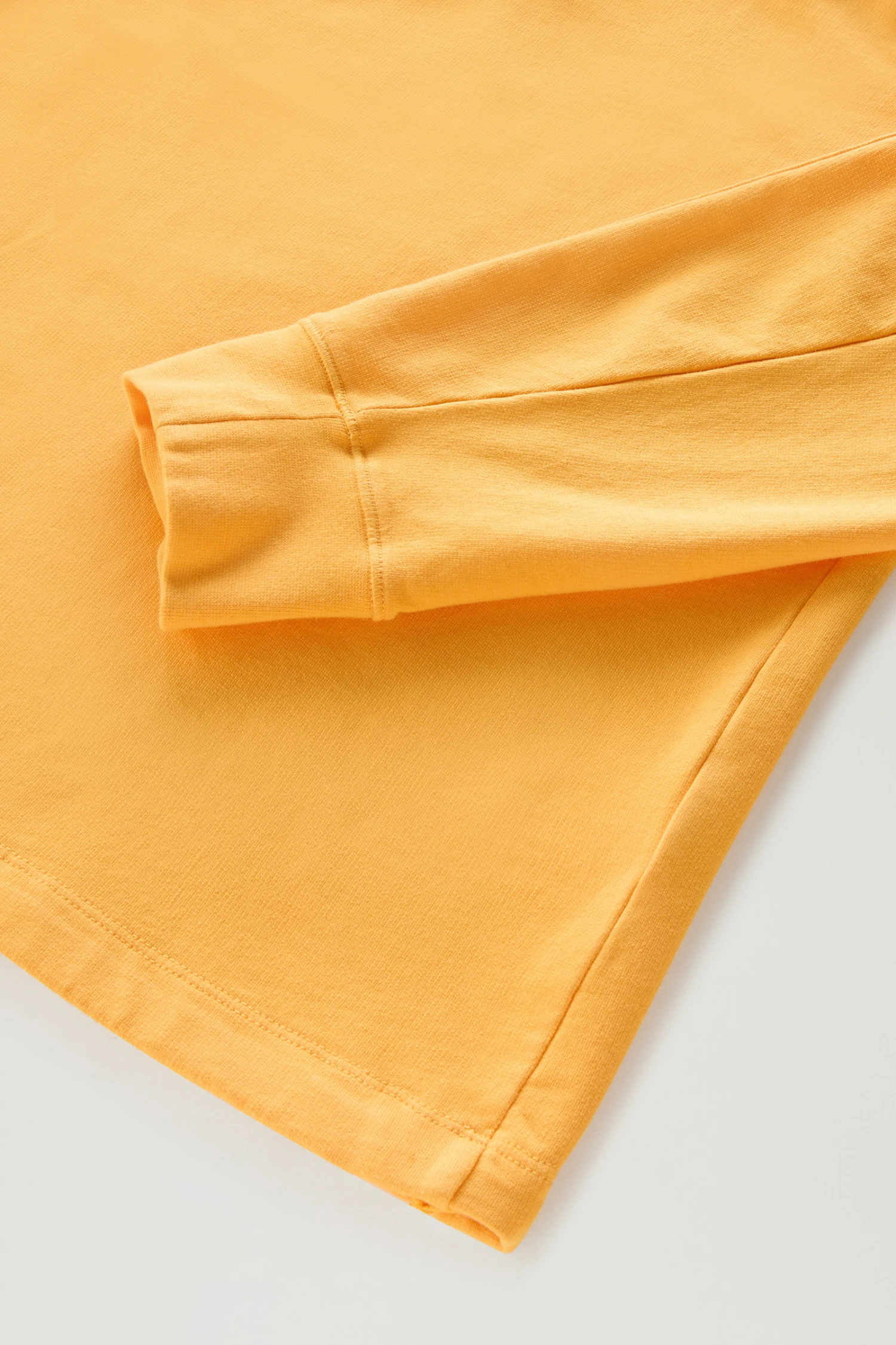 Woolrich Felpa In Puro Cotone Con Tasca Con Zip - Uomo - Giallo 10 Woolrich Felpa In Puro Cotone Con Tasca Con Zip - Uomo - Giallo - immagine 8