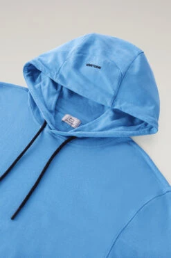 Woolrich Felpa In Puro Cotone Con Tasca Con Zip - Uomo - Blu 16 Woolrich Felpa In Puro Cotone Con Tasca Con Zip - Uomo - Blu -Offerta Economica Vestiario CFWOSW0175MRUT3354 31066 5