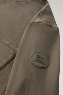 Woolrich Felpa Girocollo In Puro Cotone Con Tasca Con Zip - Uomo - Verde 18 Woolrich Felpa Girocollo In Puro Cotone Con Tasca Con Zip - Uomo - Verde -Offerta Economica Vestiario CFWOSW0176MRUT3354 614 6