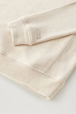 Woolrich Felpa Girocollo In Misto Cotone E Lino - Uomo - Beige -Offerta Economica Vestiario CFWOSW0177MRUT3371 4377 6