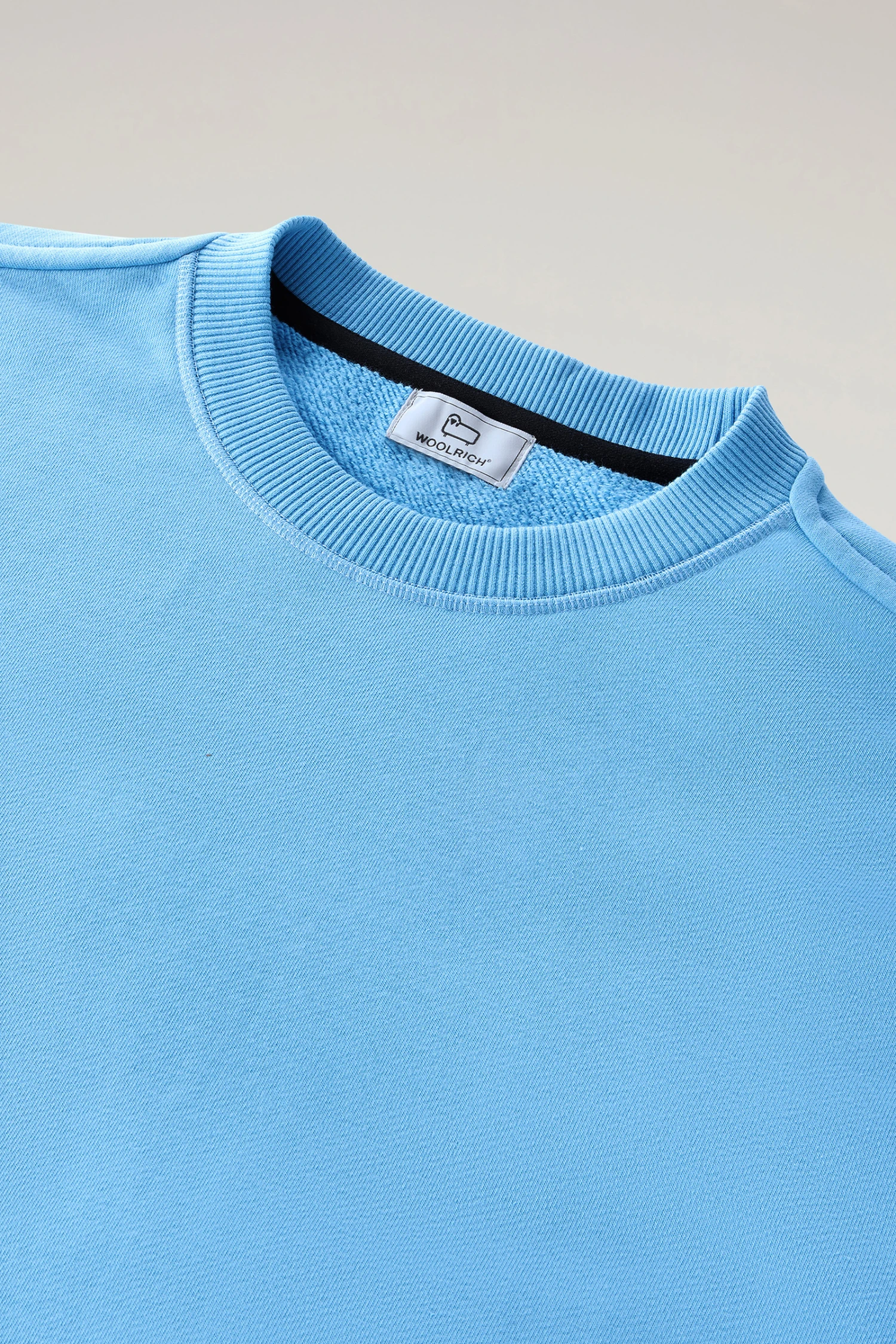 Woolrich Felpa Girocollo In Misto Cotone Con Tasche - Uomo - Blu 8 Woolrich Felpa Girocollo In Misto Cotone Con Tasche - Uomo - Blu - immagine 6