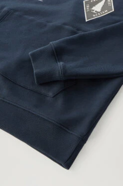 Woolrich Felpa Con Cappuccio U.S. Trails In Puro Cotone - Uomo - Blu -Offerta Economica Vestiario CFWOSW0184MRUT3459 3989 6