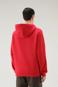 Woolrich Felpa Con Cappuccio U.S. Trails In Puro Cotone - Uomo - Rosso 13 Woolrich Felpa Con Cappuccio U.S. Trails In Puro Cotone - Uomo - Rosso -Offerta Economica Vestiario CFWOSW0184MRUT3459 5059 2