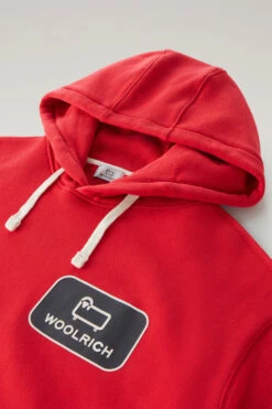Woolrich Felpa Con Cappuccio U.S. Trails In Puro Cotone - Uomo - Rosso 16 Woolrich Felpa Con Cappuccio U.S. Trails In Puro Cotone - Uomo - Rosso -Offerta Economica Vestiario CFWOSW0184MRUT3459 5059 5