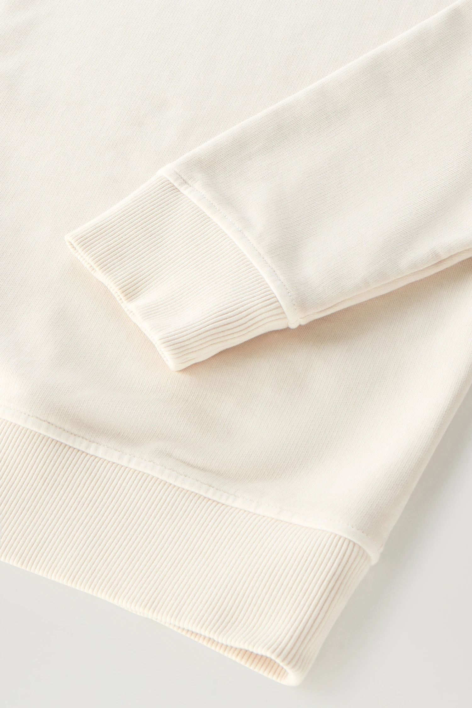 Woolrich Felpa Varsity Girocollo In Puro Cotone Tinto In Capo - Uomo - Bianco 9 Woolrich Felpa Varsity Girocollo In Puro Cotone Tinto In Capo - Uomo - Bianco - immagine 7