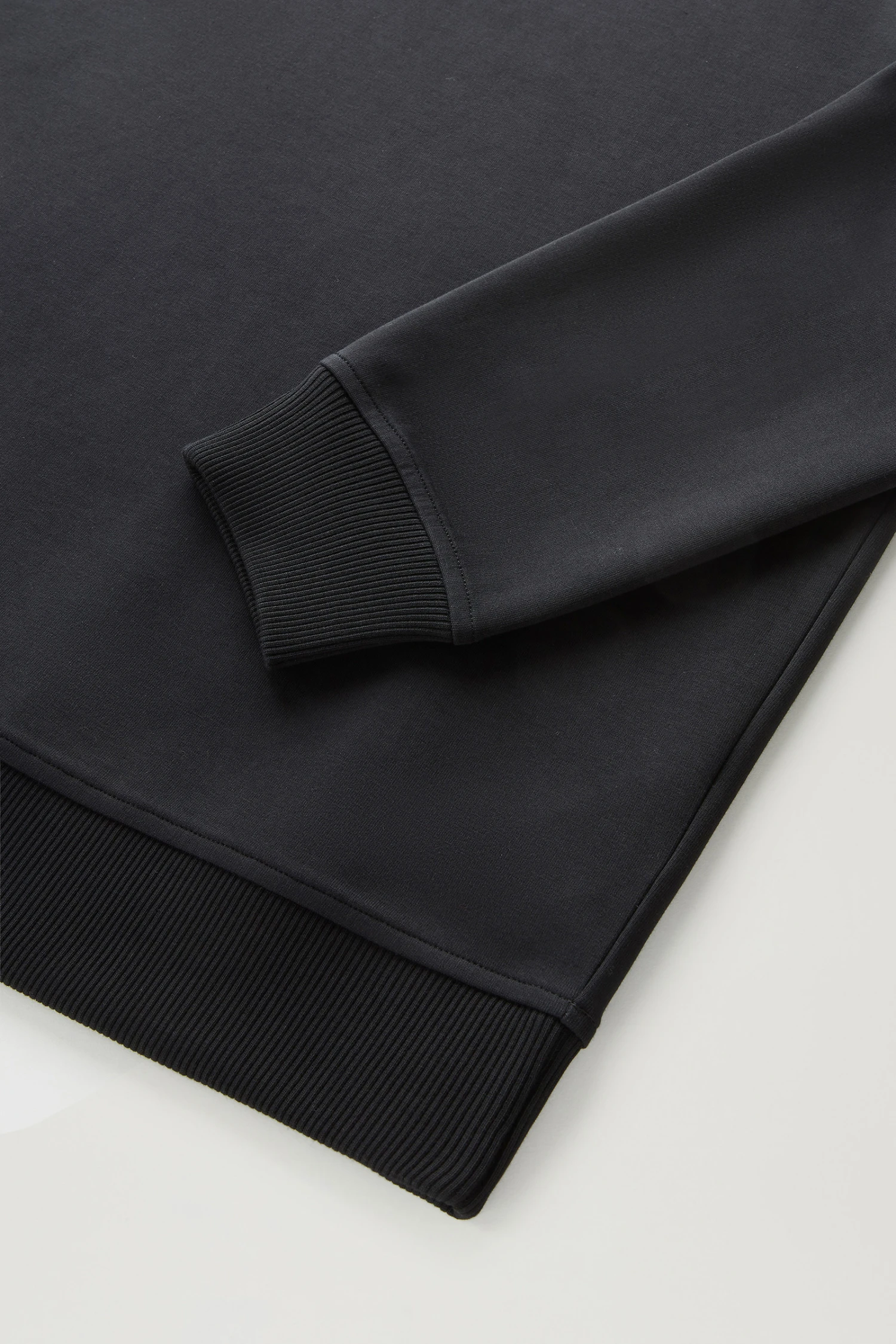 Woolrich Felpa Girocollo In Misto Cotone Elasticizzato - Uomo - Nero 10 Woolrich Felpa Girocollo In Misto Cotone Elasticizzato - Uomo - Nero - immagine 8