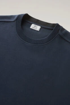 Woolrich Felpa Girocollo In Misto Cotone Elasticizzato - Uomo - Blu 17 Woolrich Felpa Girocollo In Misto Cotone Elasticizzato - Uomo - Blu -Offerta Economica Vestiario CFWOSW0198MRUT3497 3989 5