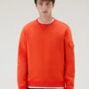Woolrich Felpa Girocollo In Misto Cotone Elasticizzato - Uomo - Rosso 2 Woolrich Felpa Girocollo In Misto Cotone Elasticizzato - Uomo - Rosso -Offerta Economica Vestiario CFWOSW0198MRUT3497 5492