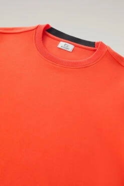 Woolrich Felpa Girocollo In Misto Cotone Elasticizzato - Uomo - Rosso -Offerta Economica Vestiario CFWOSW0198MRUT3497 5492 5