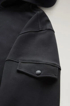 Woolrich Felpa Interlock In Misto Cotone Elasticizzato - Uomo - Nero -Offerta Economica Vestiario CFWOSW0199MRUT3497 100 6