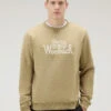 Woolrich Felpa Girocollo In Puro Cotone - Uomo - Marrone -Offerta Economica Vestiario CFWOSW0211MRUT3290 7389