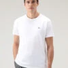 Woolrich T-shirt Sheep In Cotone - Uomo - Bianco