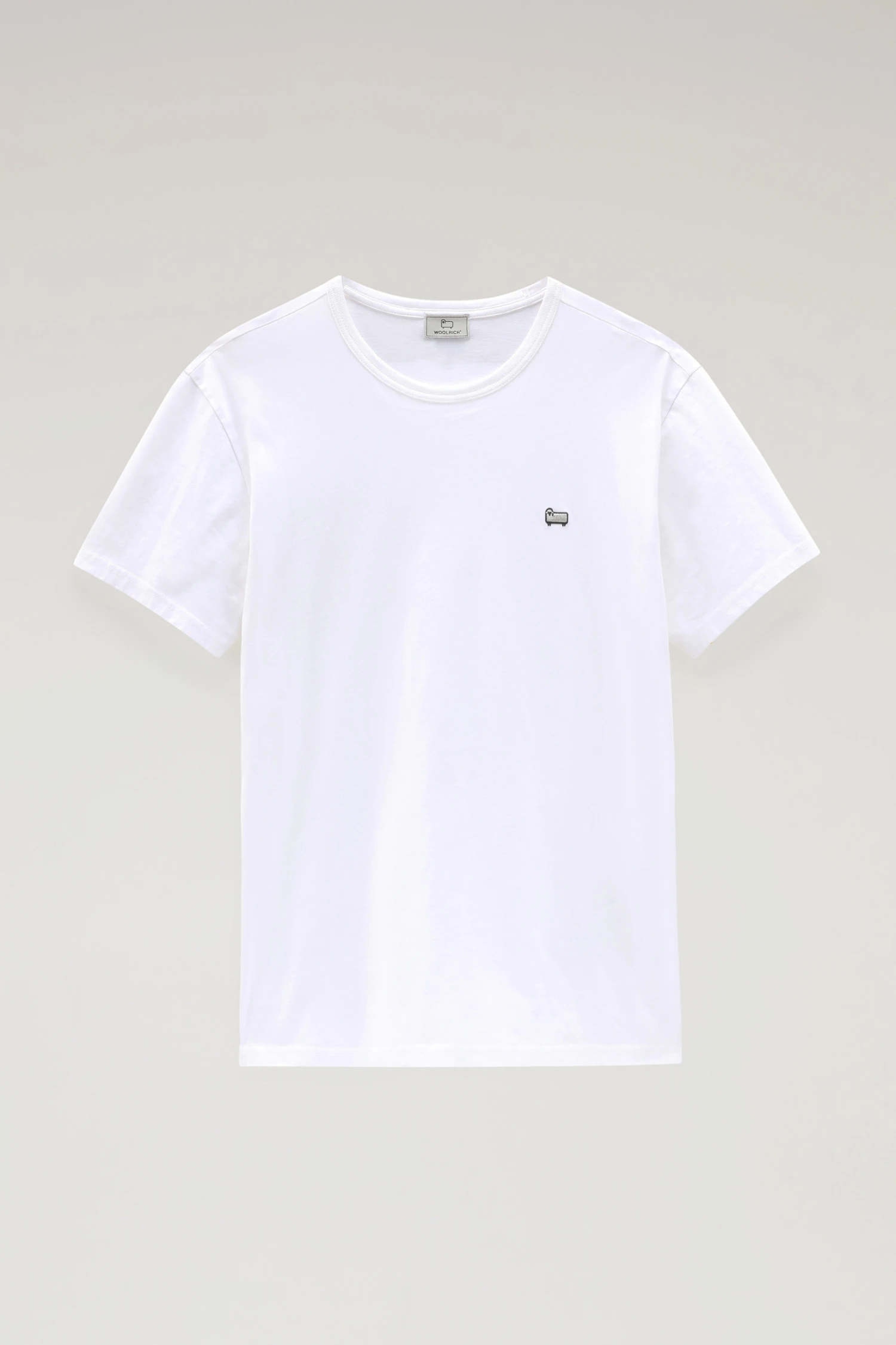 Woolrich T-shirt Sheep In Cotone - Uomo - Bianco 7 Woolrich T-shirt Sheep In Cotone - Uomo - Bianco - immagine 5