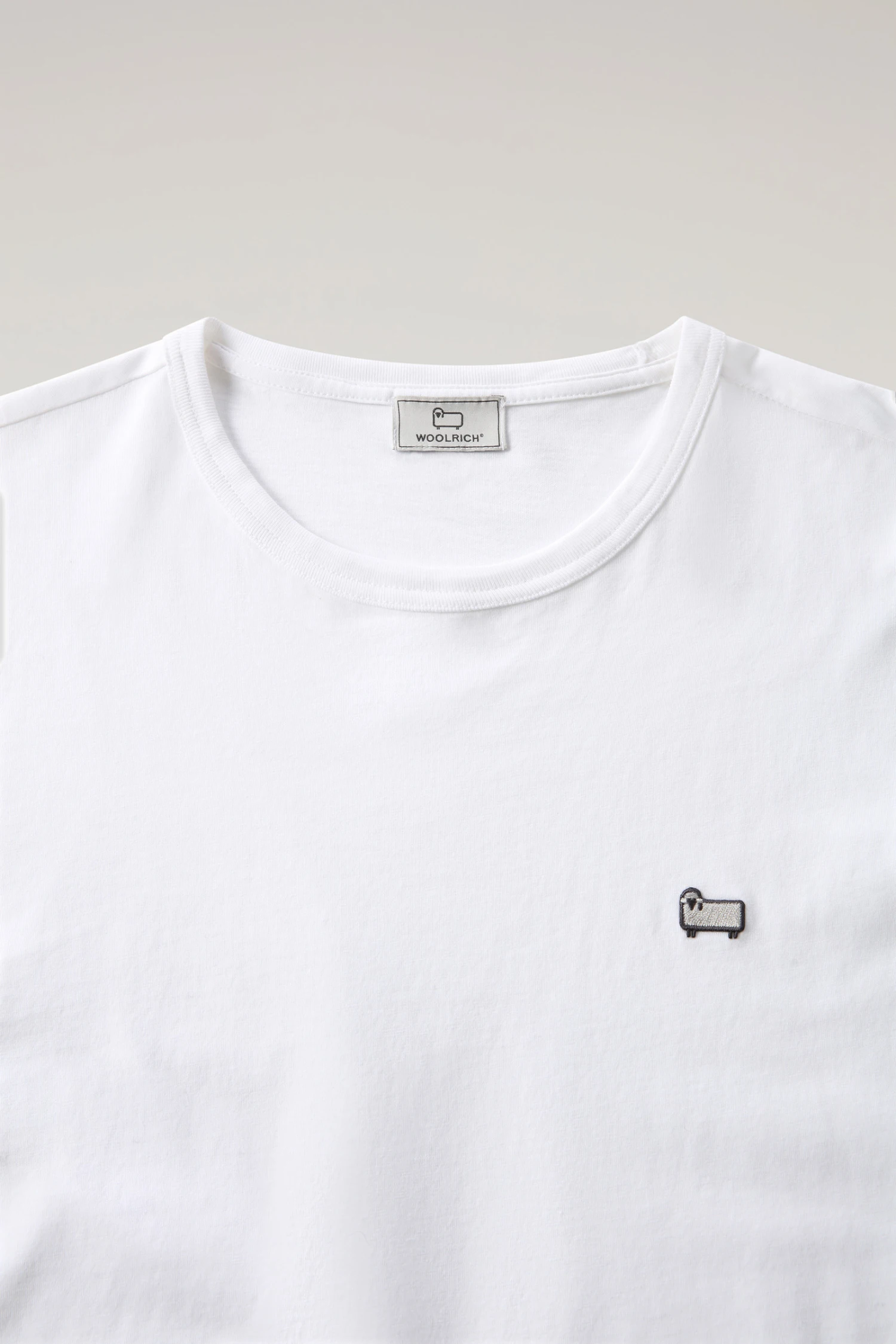 Woolrich T-shirt Sheep In Cotone - Uomo - Bianco 8 Woolrich T-shirt Sheep In Cotone - Uomo - Bianco - immagine 6
