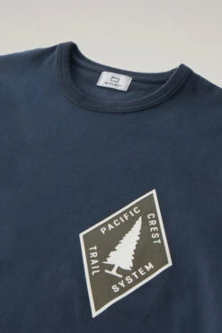 Woolrich T-shirt U.S. Trails In Puro Cotone - Uomo - Blu 13 Woolrich T-shirt U.S. Trails In Puro Cotone - Uomo - Blu -Offerta Economica Vestiario CFWOTE0088MRUT3385 3989 5