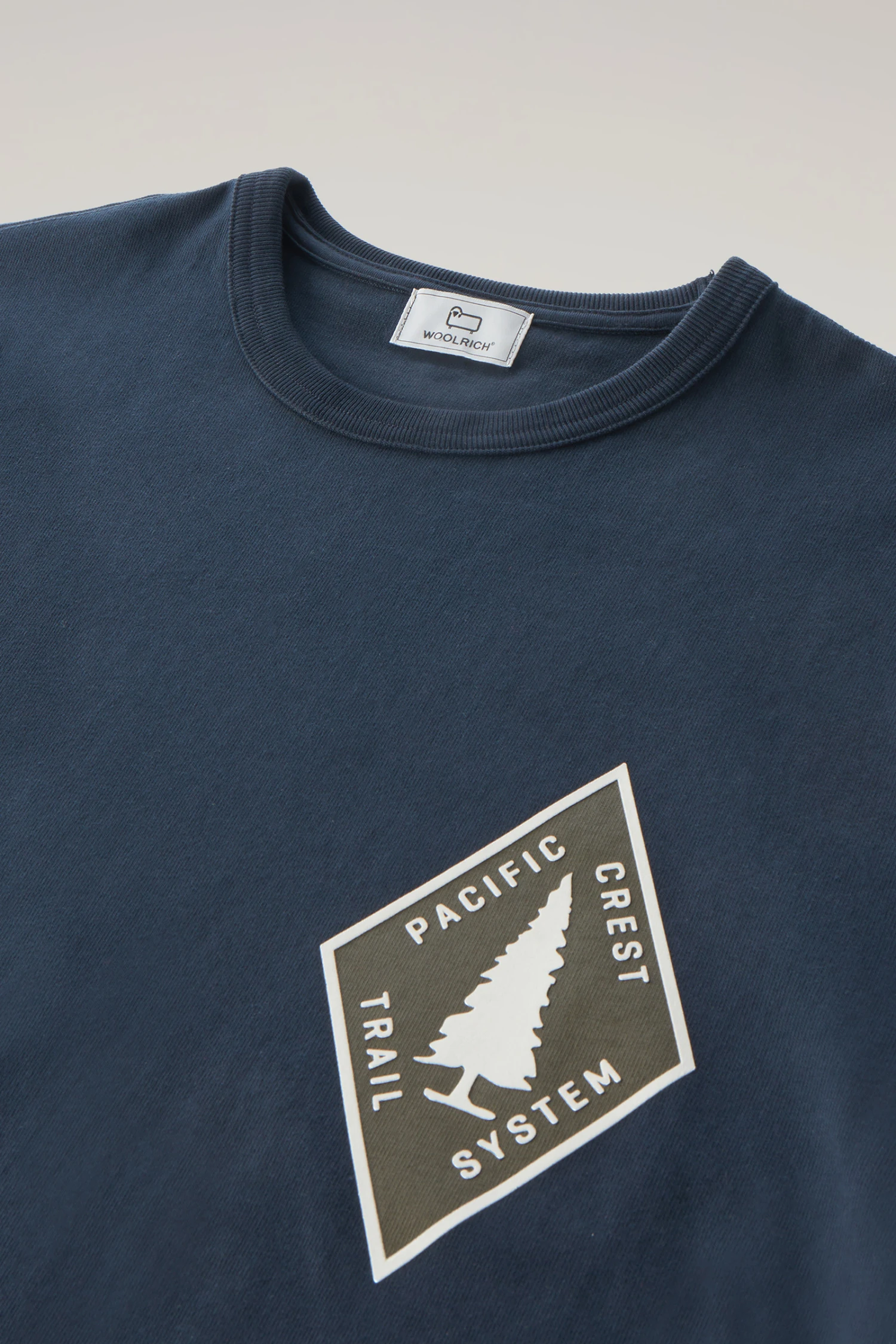 Woolrich T-shirt U.S. Trails In Puro Cotone - Uomo - Blu 8 Woolrich T-shirt U.S. Trails In Puro Cotone - Uomo - Blu - immagine 6