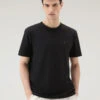 Woolrich T-shirt Sheep In Puro Cotone - Uomo - Nero -Offerta Economica Vestiario CFWOTE0093MRUT2926 100