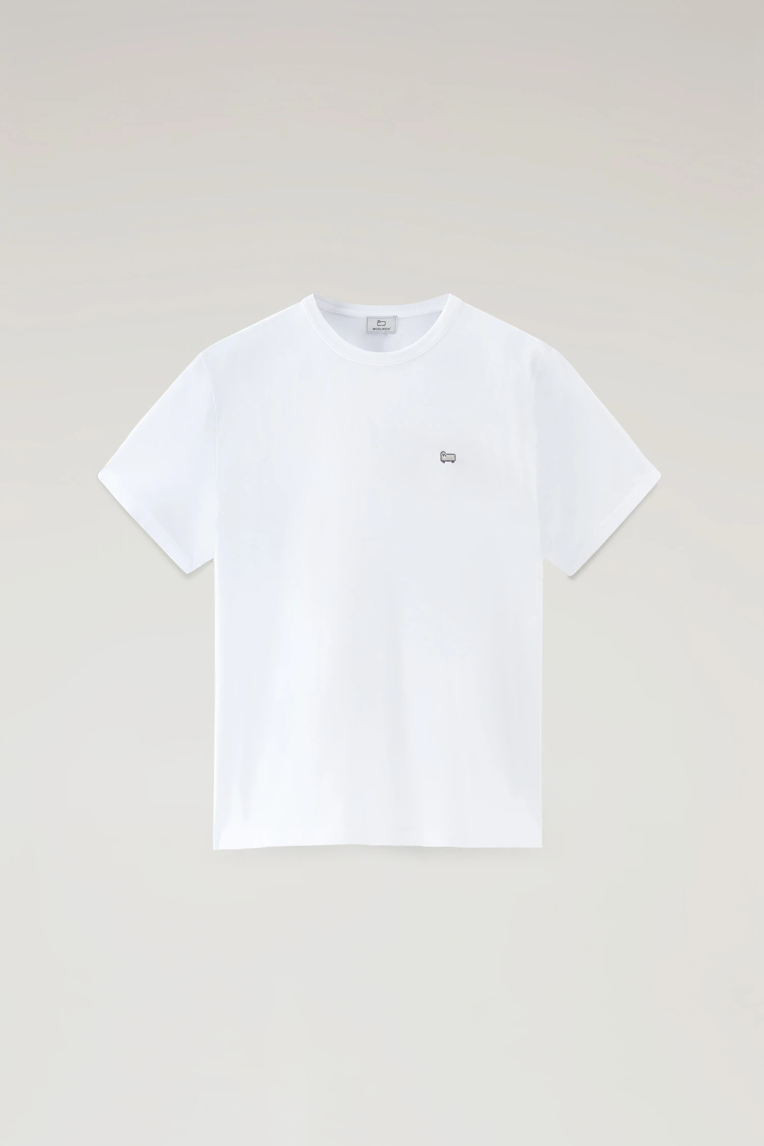 Woolrich T-shirt Sheep In Puro Cotone - Uomo - Bianco 7 Woolrich T-shirt Sheep In Puro Cotone - Uomo - Bianco - immagine 5
