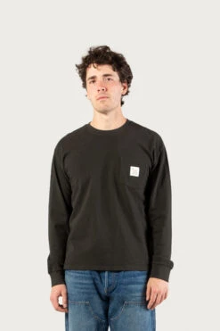 T-shirt A Maniche Lunghe In Puro Cotone - One Of These Days / Woolrich - Uomo - Nero
