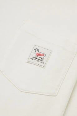 T-shirt A Maniche Lunghe In Puro Cotone - One Of These Days / Woolrich - Uomo - Bianco -Offerta Economica Vestiario CFWOTE0105MRUT3527 8860 4