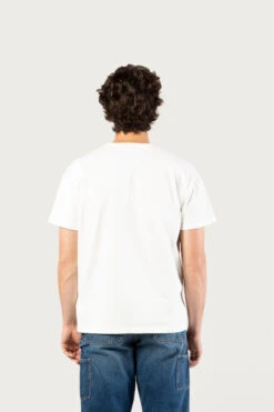 T-shirt In Puro Cotone - One Of These Days / Woolrich - Uomo - Bianco -Offerta Economica Vestiario CFWOTE0106MRUT3527 8860 2
