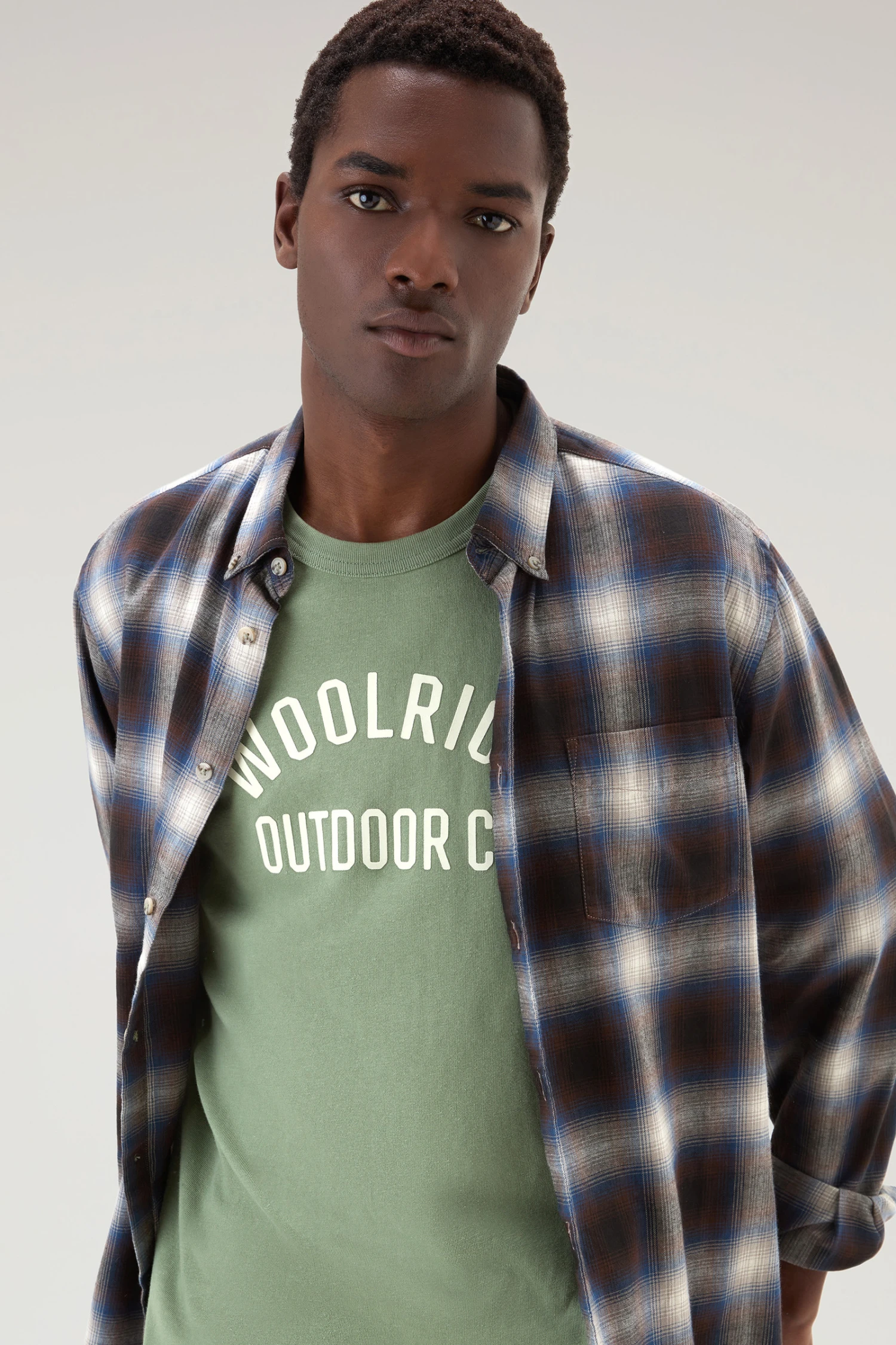 Woolrich T-shirt In Puro Cotone Con Scritta - Uomo - Verde 6 Woolrich T-shirt In Puro Cotone Con Scritta - Uomo - Verde - immagine 4