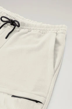 Woolrich Pantaloni Sportivi In Cotone E Nylon Taslan - Uomo - Bianco -Offerta Economica Vestiario CFWOTR0144MRUT3164 8743 5