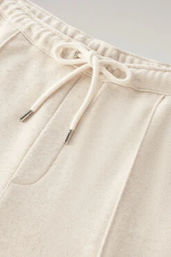 Woolrich Pantaloni Sportivi In Misto Cotone E Lino - Uomo - Beige -Offerta Economica Vestiario CFWOTR0152MRUT3371 4377 4