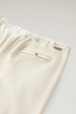 Woolrich Pantaloni Sportivi In Misto Cotone E Lino - Uomo - Beige -Offerta Economica Vestiario CFWOTR0152MRUT3371 4377 6