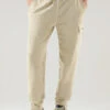 Woolrich Pantaloni Cargo Tinti In Capo In Puro Cotone - Uomo - Beige -Offerta Economica Vestiario CFWOTR0156MRUT2915 4377