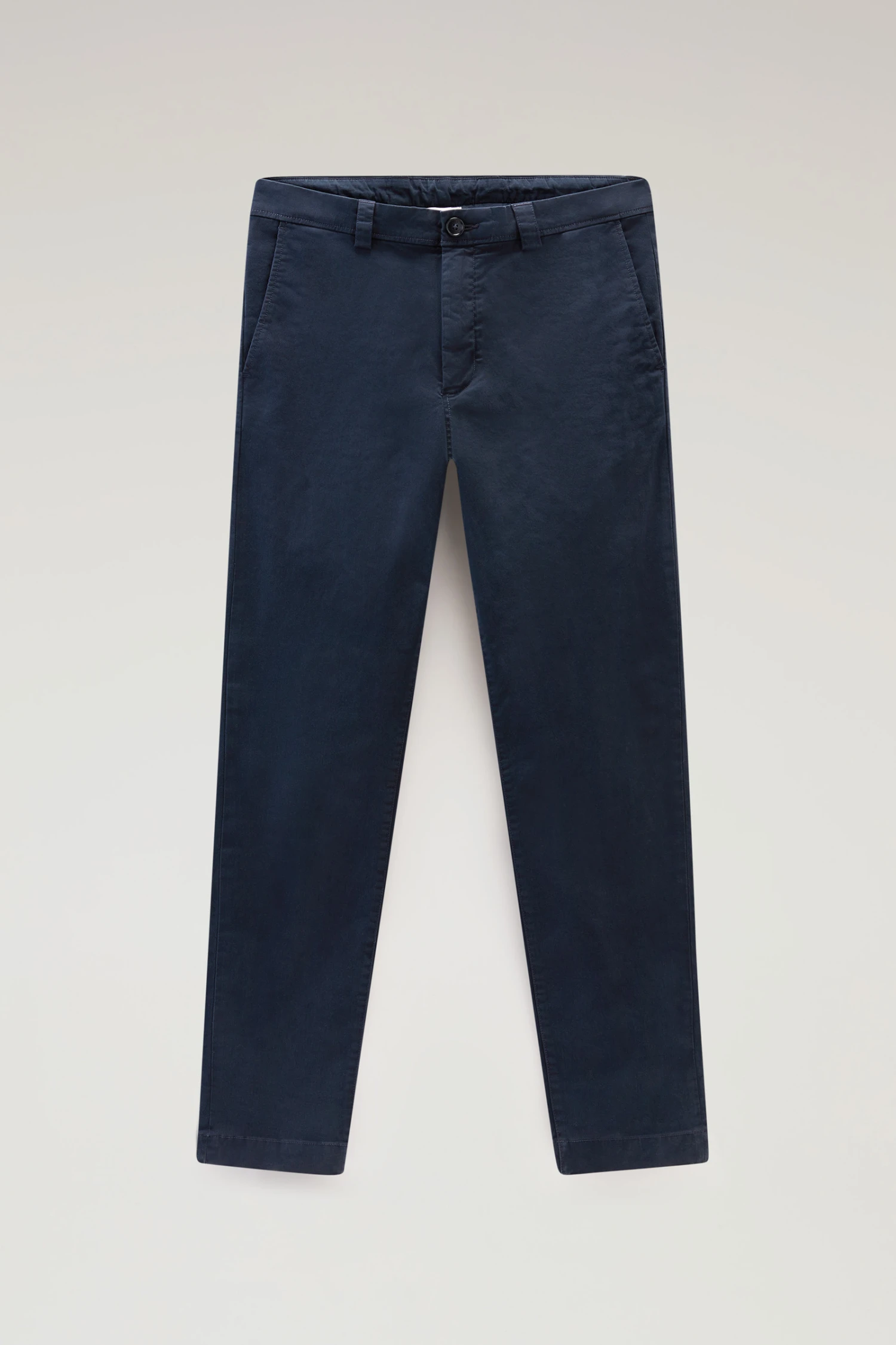 Woolrich Pantaloni Chino Tinti In Capo In Twill Di Cotone Elasticizzato - Uomo - Blu 3 Woolrich Pantaloni Chino Tinti In Capo In Twill Di Cotone Elasticizzato - Uomo - Blu