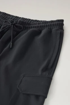 Woolrich Pantaloni Sportivi In Misto Cotone Elasticizzato - Uomo - Nero -Offerta Economica Vestiario CFWOTR0159MRUT3497 100 5