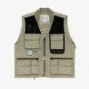 Gilet Multitasche Fly Fishing In Tessuto Eco Ramar Aimé Leon Dore / Woolrich - Uomo - Verde