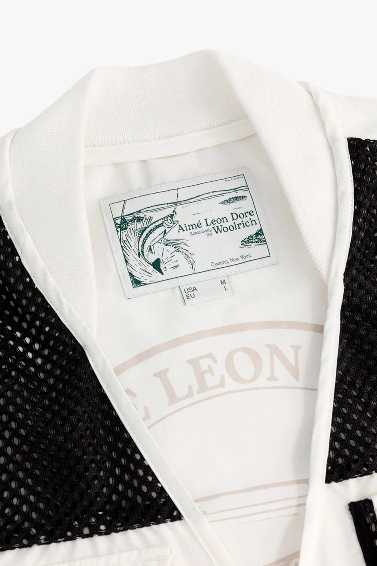 Gilet Multitasche Fly Fishing In Tessuto Eco Ramar Aimé Leon Dore / Woolrich - Uomo - Beige 8 Gilet Multitasche Fly Fishing In Tessuto Eco Ramar Aimé Leon Dore / Woolrich - Uomo - Beige - immagine 6