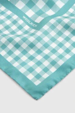 Woolrich Sciarpa In Seta Gingham - Donna - Verde -Offerta Economica Vestiario CFWWAC0129FRUT1981 31038 2