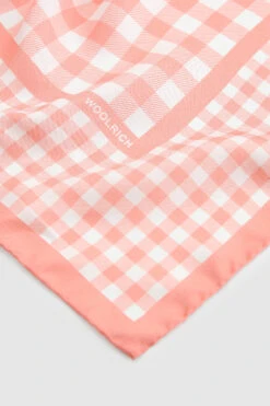 Woolrich Sciarpa In Seta Gingham - Donna - Rosa -Offerta Economica Vestiario CFWWAC0129FRUT1981 4360 2