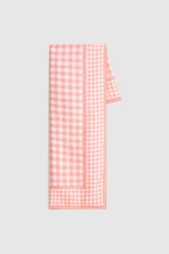 Woolrich Sciarpa In Seta Gingham - Donna - Rosa