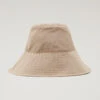 Woolrich Cappello Da Pioggia In Soft Eco Ramar Con Cordino - Donna - Beige