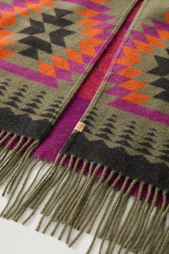 Woolrich Mantella American In Misto Lana - Donna - Verde -Offerta Economica Vestiario CFWWAC0168FRUT3556 6602 6