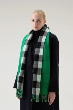 Woolrich Sciarpa Double Face In Pura Lana Vergine - Donna - Multicolore -Offerta Economica Vestiario CFWWAC0170FRUT3555 8649 3