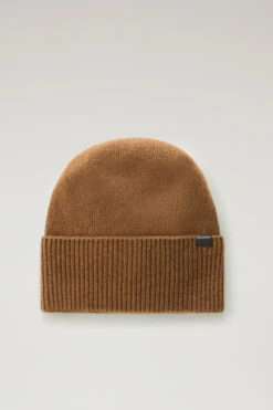 Woolrich Berretto In Puro Cashmere - Donna - Marrone