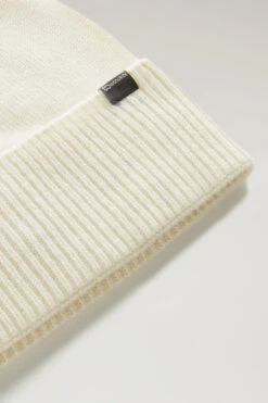 Woolrich Berretto In Puro Cashmere - Donna - Bianco -Offerta Economica Vestiario CFWWAC0177FRUF0668 8743 2