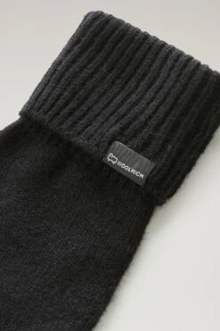 Woolrich Guanti In Puro Cashmere - Donna - Nero -Offerta Economica Vestiario CFWWAC0179FRUF0668 100 2