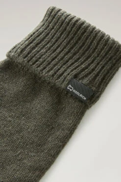 Woolrich Guanti In Puro Cashmere - Donna - Verde -Offerta Economica Vestiario CFWWAC0179FRUF0668 614 2