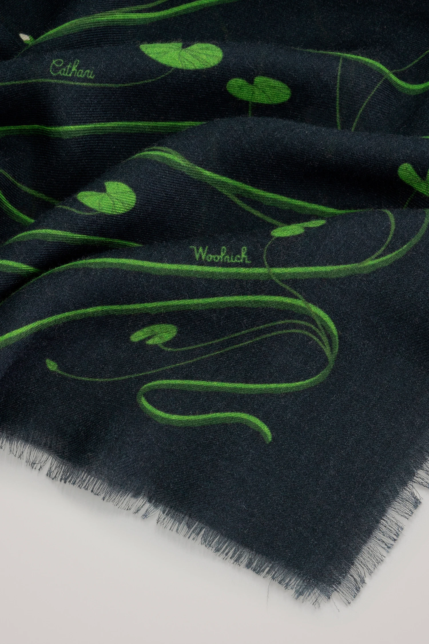 Foulard Quadrato In Misto Lana E Modal - Daniëlle Cathari / Woolrich - Donna - Nero 7 Foulard Quadrato In Misto Lana E Modal - Daniëlle Cathari / Woolrich - Donna - Nero - immagine 5