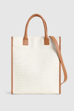Woolrich Borsa Tote In Tela - Donna - Bianco