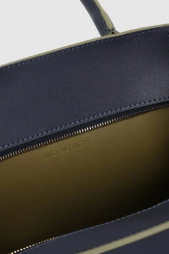 Woolrich Borsa Tote In Pelle - Donna - Blu -Offerta Economica Vestiario CFWWBA0058FRUT3152 3989 4