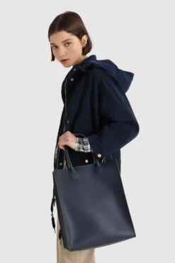 Woolrich Borsa Tote In Pelle - Donna - Blu -Offerta Economica Vestiario CFWWBA0058FRUT3152 3989 7