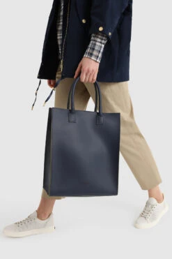 Woolrich Borsa Tote In Pelle - Donna - Blu -Offerta Economica Vestiario CFWWBA0058FRUT3152 3989 8